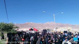 استقبال شهید گمنام در روستای طالقانی گیسک 