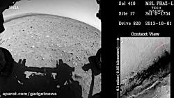 ویدیو تایم لپس مریخ ؛ حاصل شده تصاویر کاوشگر کنجکاوی