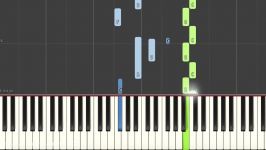 Sad Piano Music  Hurt  Synthesia wMIDI پیانو