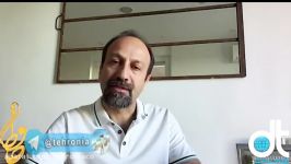 پیام اصغر فرهادی بعد دریافت جایزه جشن حافظ