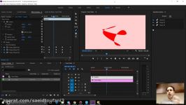 82 امکان انیمیشن shape در Adobe premiere  آموزش پریمیر سعید طوفانی