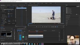 87 امکان Freez در Adobe premiere  آموزش پریمیر سعید طوفانی