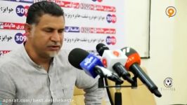 کنفرانس خبری مربیان پس بازی استقلال خوزستان سایپا  هفته سوم لیگ برتر ایرا