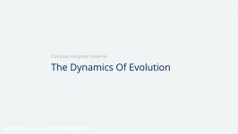 Complex Adaptive Systems 14 Evolution