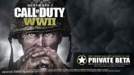 بتای خصوصی بازی Call of Duty WWII  گیمر