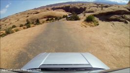 Range Rover on Hells Revenge  Moab Offroad GoPro