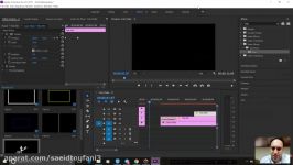 97 ساخت دو موشن گرافیک در Adobe premiere  آموزش پریمیر سعید طوفانی