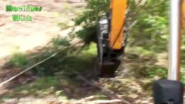 Dangerous Equipment Excavator Chipper Chainsaw Trees Fastest Maximum Modern Wood Lift Technology