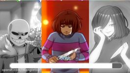 Undertale Stronger Than You Trio Sans Chara Frisk  GenocidePacifist Cover Remix