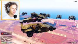 EXTREME RAMP CAR SKY DERBY Gta 5 Funny Moments