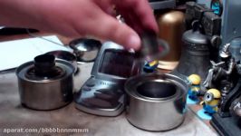 Stainless Steel Alcohol Burner  Burn Test  With or Without Perlite