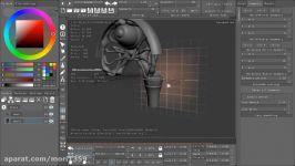 Polybrush Making of Clock