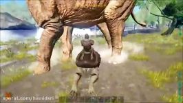 گیم پلی خودم Ark Survival Evolved شکار قورباغه 1