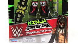 TMNT WWE Leonardo as Finn Balor Ninja Superstars Turtles Figure Video Review