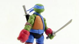 Knockout Ninja Leo Teenage Mutant Ninja Turtles Nickeldeon Action Figure Video Rev  Noel A. Quirk