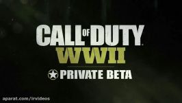 تریلر بتا خصوصی بازی Call of Duty WWII