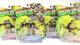 Super Ninjas Teenage Mutant Ninja Turtles Nickelodeon Figures Video Review