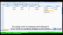 آموزش رایگان آنلاینSPSS2 فراوانی Dorehsara.org