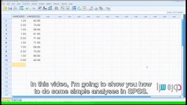 آموزش رایگان آنلاینSPSS جلسه 3 فراوانی Dorehsara.org