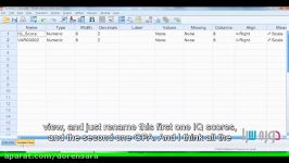 آموزش SPSS جلسه 5 ضریب همبستگی Dorehsara.org