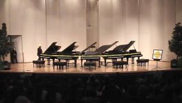 Rossini Overture to Barber of Seville  4 pianos 16 hands