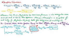 آموزش معادلات دیفرانسیل جلسه چهارم معادلات کامل