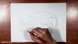 تایم لپس نقاشی FORD MUSTANG