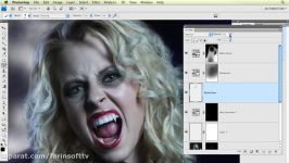 آموزش رتوش چشم های خو ن آ شا م در Photoshop