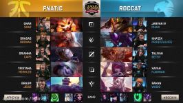 FNATIC vs ROCCAT Highlights  Week 9 EULCS Summer