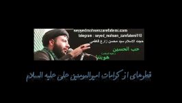 سید محسن زارع فاطمی  قطره ای کرامات علی علیه السلام