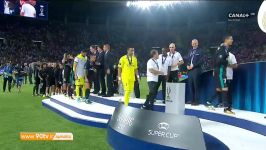 اهدای جام قهرمانی سوپرجام اروپا به رئال مادرید