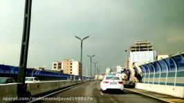 بزرگراه طبقاتی صدر تهران  ایران ، Sadr Two Level Highway Tehran Iran
