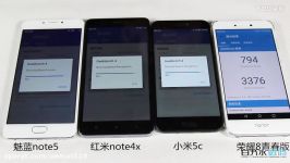 Xiaomi Mi 5C vs Redmi Note 4X VS Huawei Honor 8 Lite vs Meizu Note 5