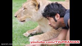 زندگی جوان ثروتمند اماراتی شیر پلنگ دیگر حیوانات وحشی در خانه