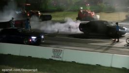 2017 Camaro SS vs Hellcat Challenger 14 mile drag race