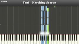 Yanni  Marching Season Piano 50 Speedپیانو یانی