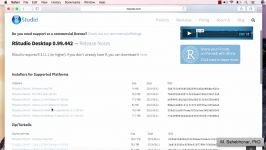 آموزش نرم افزار R  نصب نرم افزار RStudio در Mac OS