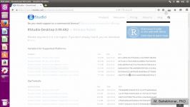 آموزش نرم افزار R  نصب نرم افزار RStudio در لینوکس Ubuntu