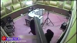 حمله قلبی گوینده خبر رادیو گلستان، حین اجرای زنده