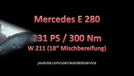 شتاب بنز e280 e350