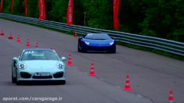 Porsche 911 Turbo vs Lamborghini Aventador vs Mercedes C63 AMG