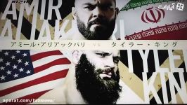 American Giant Tyler king vs. Amir Aliakbari on RIZIN 2017  full match high quality