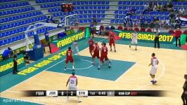 Jordan vs Syria  FIBA Asia Cup 2017