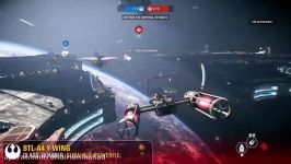 9 دقیقه گیمپلی بخش نبرد هوایی Star Wars Battlefront2