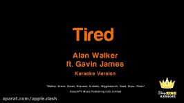 Alan Walker ft. Gavin James  Tired Karaoke Version