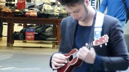 Fantastic Guitar Player Tom Ward busking گیتار