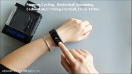 NO.1 F4 Smartband multi sport mode with IP68 Waterproof Unboxing