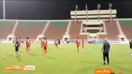 گزارشی آخرین تمرین پرسپولیس در عمان پیش بازی الاهلی