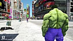 نبرد هالک اسپایدرمن THE HULK VS SPIDERMAN