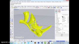 آموزش راینو rhino– جلسه اول قسمت دومبه زبان فارسی